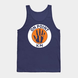 OPKM White & Orange Seal Tank Top